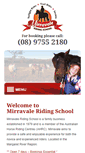 Mobile Screenshot of mirravaleridingschool.com.au