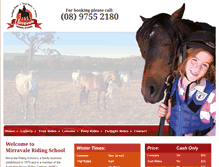 Tablet Screenshot of mirravaleridingschool.com.au